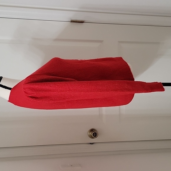 LOFT Size S Red Cardigan with Jeweled Buttons, Excellent Used Condition - Picture 9 of 15